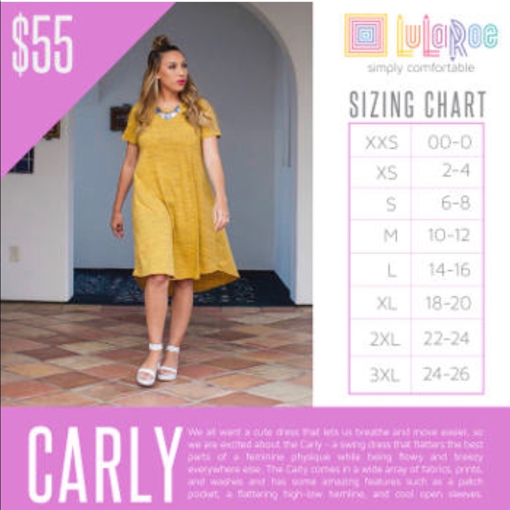 Lularoe Carly dress - Picture 5 of 5